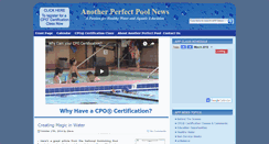 Desktop Screenshot of anotherperfectpoolnews.com